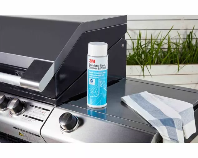 3M Stainless Steel Cleaner - Premium BBQ & Kitchen Cleaner for Shiny Surfaces - Image 2