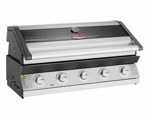 Beefeater 1600 Series 5 Burner Stainless Steel Built-In BBQ | Premium Outdoor Kitchen BBQ