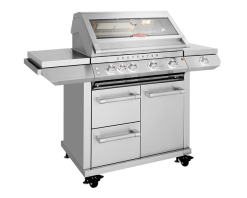 Beefeater 7000 Premium 4 Burner Gas BBQ with Side Burner & Flame Failure | Freestanding BBQ