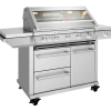 Beefeater 7000 Premium 5 Burner Gas BBQ with Side Burner & Flame Failure | Freestanding BBQ