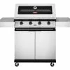Beefeater 1200 Series - 4 Burner Stainless Steel BBQ with Side Burner | Freestanding Gas BBQ
