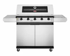 Beefeater 1200 Series - 5 Burner Stainless Steel BBQ with Side Burner | Freestanding Gas BBQ