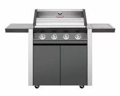 Beefeater 1600 Series - 4 Burner Stainless Steel BBQ with Side Burner (Dark) | Freestanding Gas BBQ