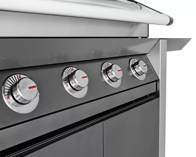 Beefeater 1600 Series - 4 Burner Stainless Steel BBQ with Side Burner (Dark) | Freestanding Gas BBQ - Image 5