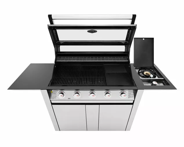 Beefeater 1600 Series - 5 Burner Stainless Steel BBQ with Side Burner (Silver) | Freestanding Gas BBQ - Image 7