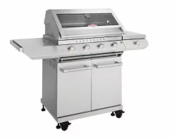 Beefeater 7000 Classic 5 Burner BBQ with Side Burner Cart | Freestanding Gas BBQ