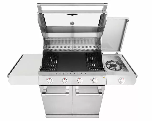 Beefeater 7000 Classic 5 Burner BBQ with Side Burner Cart | Freestanding Gas BBQ - Image 2