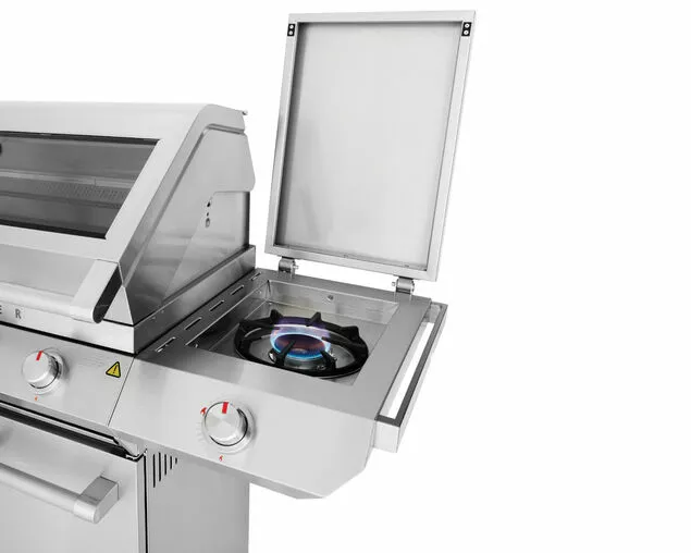 Beefeater 7000 Classic 4 Burner BBQ with Side Burner Cart | Freestanding Gas BBQ - Image 5