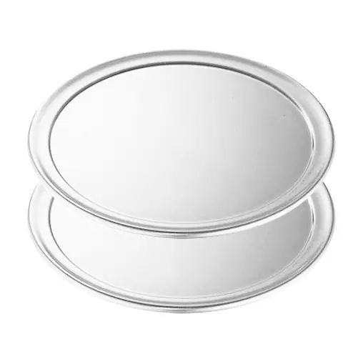 Soga 2X 9-inch Round Aluminum Steel Pizza Tray - Durable Oven Baking Pan for Home Use