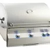 Fire Magic Aurora A660i 3 Burner Built-In BBQ Grill with H-Shaped Burners, Analog Thermometer, Backburner & Rotisserie Kit | Outdoor Kitchens