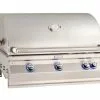 Fire Magic Aurora A790i 3 Burner Built-In BBQ Grill with H-Shaped Burners, Analog Thermometer, Backburner & Rotisserie Kit