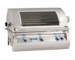 Fire Magic Echelon E790i 3 Burner Built-In BBQ Grill with H-Shaped Burners, Digital Thermometer & Magic Window