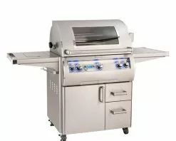 Fire Magic Echelon E660s 3 Burner Freestanding Gas BBQ with Digital Thermometer & Side Burner