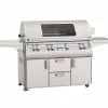 Fire Magic Echelon E1060s 4-Burner Freestanding Gas BBQ with H-Shaped Burners, Digital Thermometer & Side Burner