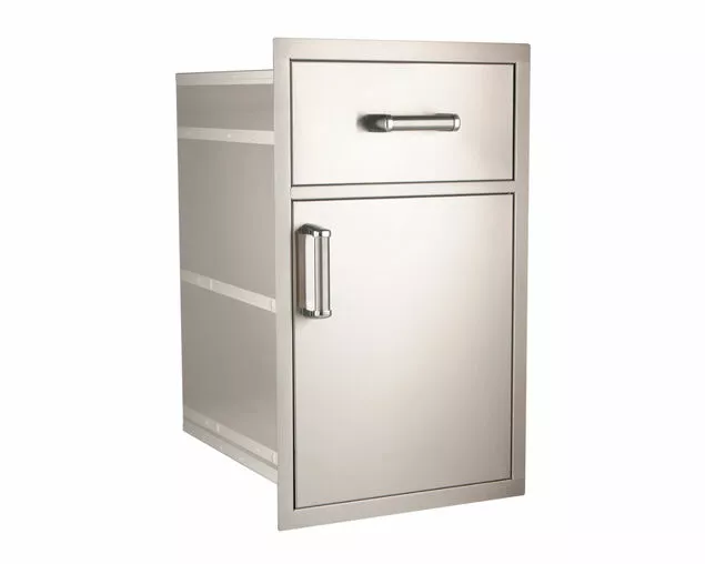 Fire Magic Grills Large Pantry Door/Drawer Combo | Premium Outdoor Kitchen Storage Solution