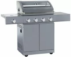 Alfresco 4 Burner Freestanding Gas BBQ with Side Burner | Premium Outdoor Cooking