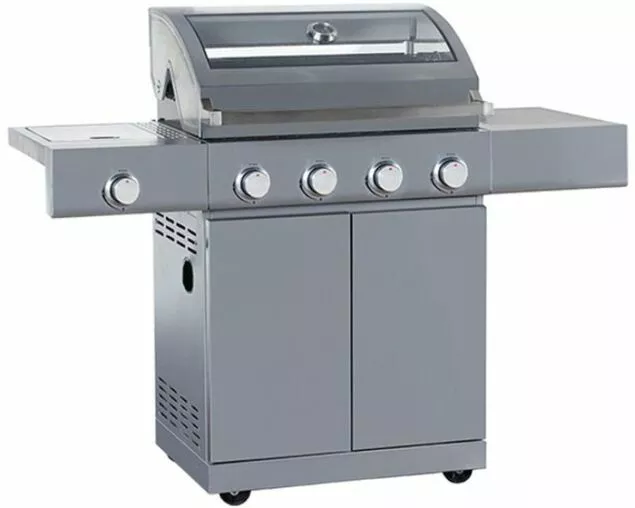 Alfresco 4 Burner Freestanding Gas BBQ with Side Burner | Premium Outdoor Cooking