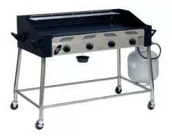 Footymaster On Trolley Freestanding Gas BBQ - Premium Outdoor Cooking Solution