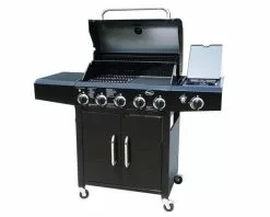 Downunder 5 Burner BBQ with Side Burner | Freestanding Gas BBQ | Premium Outdoor Cooking
