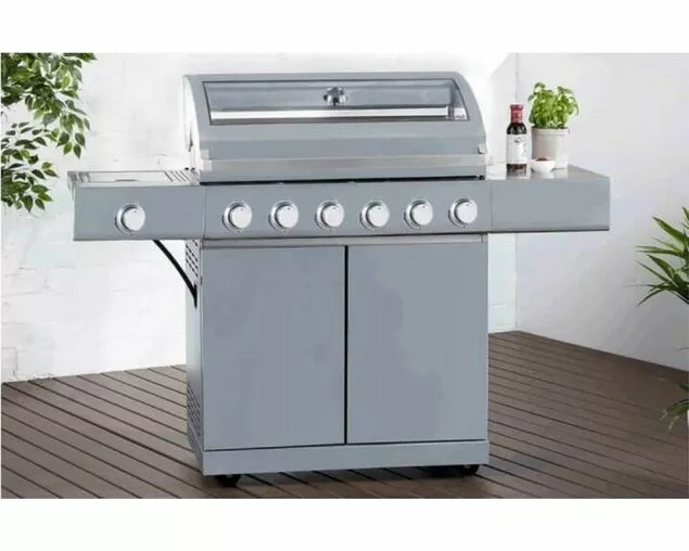 Alfresco 6 Burner BBQ with Side Burner | Freestanding Gas BBQ | Premium Outdoor Cooking - Image 2