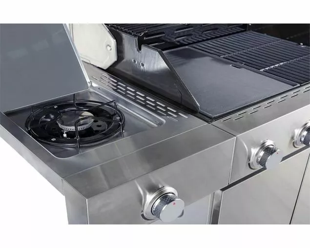 Alfresco 6 Burner BBQ with Side Burner | Freestanding Gas BBQ | Premium Outdoor Cooking - Image 5
