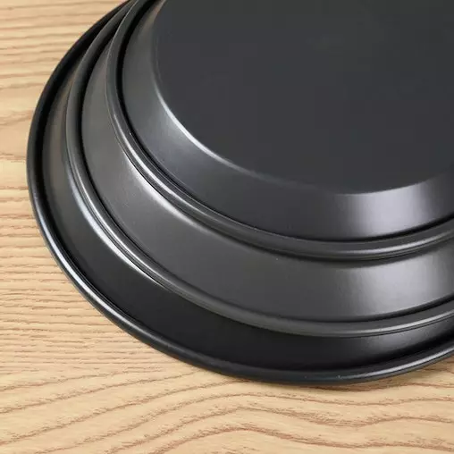 Soga 6X 8-inch Round Black Steel Non-stick Pizza Tray Oven Baking Plate Pan - Perfect for Barbeques - Image 10