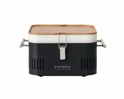 Everdure By Heston Blumenthal CUBE Charcoal Portable Barbeque - Compact & Stylish Outdoor BBQ