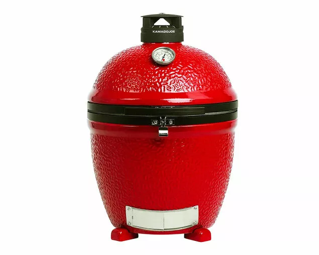 Kamado Joe Classic D&C Stand Alone Series II - Red | Premium Ceramic Charcoal BBQ Grill