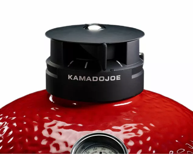 Kamado Joe Classic D&C Stand Alone Series II - Red | Premium Ceramic Charcoal BBQ Grill - Image 3