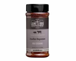 Lane's BBQ Ancho Espresso Rub - Premium BBQ Seasoning for Smoky, Rich Flavours