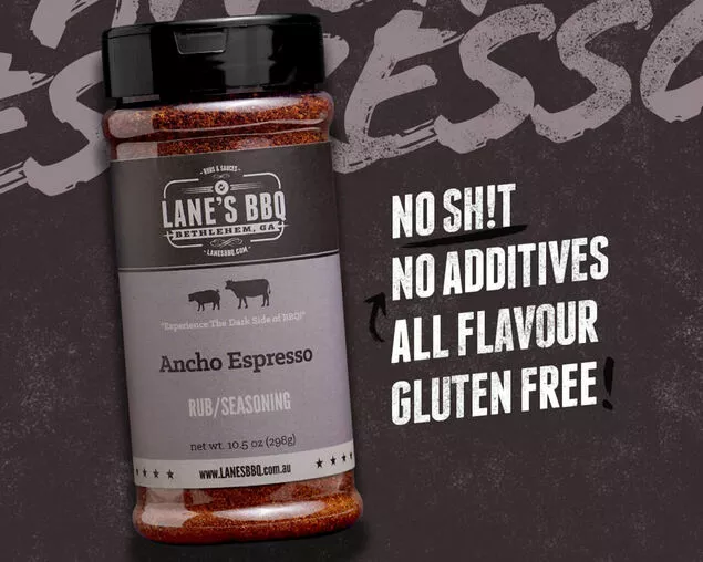 Lane's BBQ Ancho Espresso Rub - Premium BBQ Seasoning for Smoky, Rich Flavours - Image 5