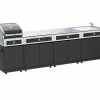 Premium Beefmaster 2 Burner BBQ Kitchen on Classic Cart | Outdoor Kitchens