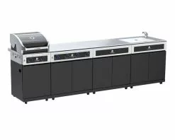 Premium Beefmaster 2 Burner BBQ Kitchen on Classic Cart | Outdoor Kitchens