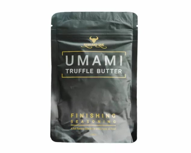 Rum & Que Umami Truffle Butter Finishing Seasoning - Premium BBQ & Grilling Accessory