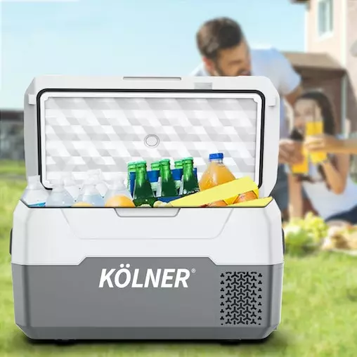 Kolner 20L Portable Fridge Cooler Freezer - Grey | Camping Refrigerator for Outdoor Adventures - Image 12