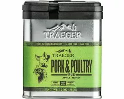Traeger 262g Pork & Poultry Rub | Premium BBQ Seasoning for Smoked Meats | Australian Made
