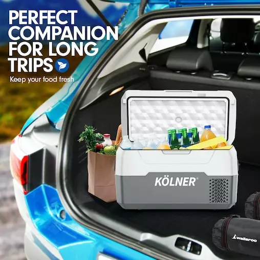 Kolner 20L Portable Fridge Cooler Freezer - Grey | Camping Refrigerator for Outdoor Adventures - Image 13