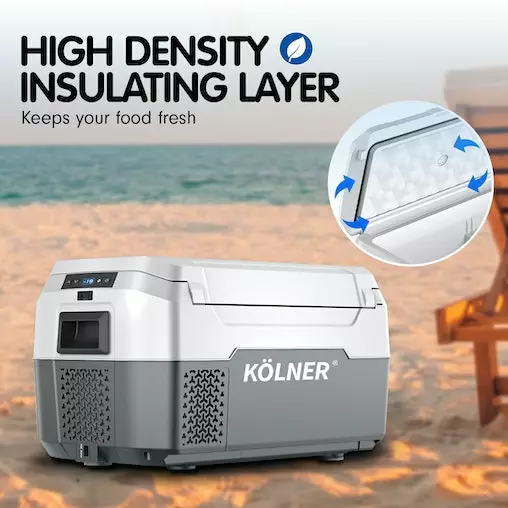 Kolner 20L Portable Fridge Cooler Freezer - Grey | Camping Refrigerator for Outdoor Adventures - Image 10