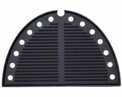 Ziegler & Brown Portable Grill Reversible Half Hotplate - Single Burner Compatible | BBQ Accessories