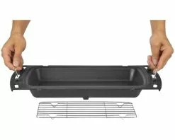 Ziegler & Brown Cast Iron Baking Dish for Triple Grill | Premium BBQ Accessory