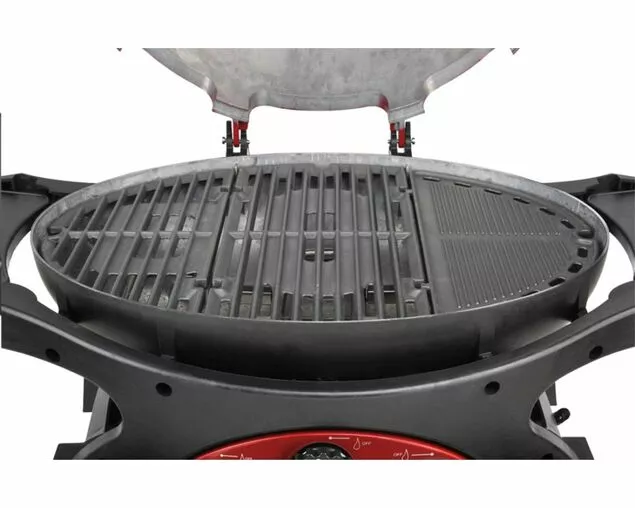Ziegler & Brown Triple Grill Side Hotplate (Small) | Compact BBQ Accessory | Ziegler and Brown