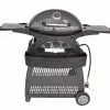 Ziggy Classic Triple Grill Natural Gas BBQ on Cart (Gunmetal Grey) | Freestanding Gas BBQ
