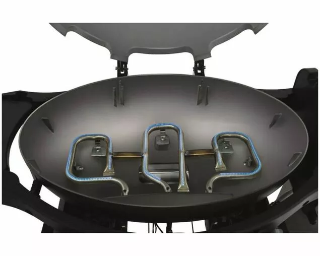 Ziggy Classic Triple Grill Natural Gas BBQ on Cart (Gunmetal Grey) | Freestanding Gas BBQ - Image 2