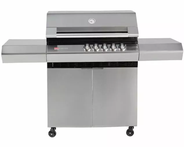 Ziegler & Brown Turbo Elite 5 Burner Freestanding Gas BBQ | High-Performance Outdoor Cooking
