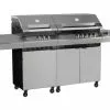 Ziegler & Brown Turbo Elite 8 Burner Freestanding Gas BBQ with Side Burner Cart