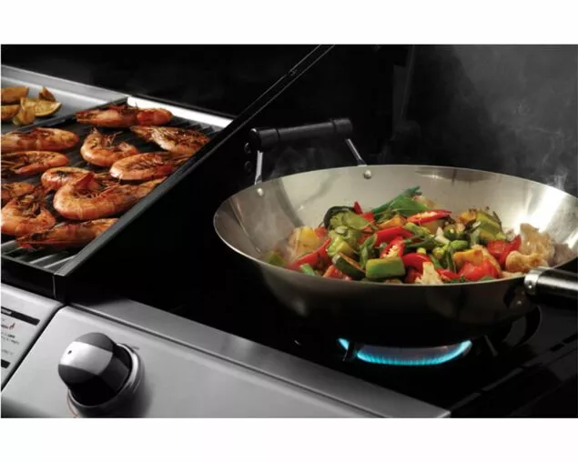 Ziegler & Brown Turbo Elite 8 Burner Freestanding Gas BBQ with Side Burner Cart - Image 3