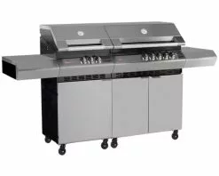 Ziegler & Brown Turbo Elite 8 Burner Freestanding Gas BBQ on Cart | High-Performance Outdoor Cooking