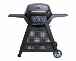 Ziggy Elite Twin Grill LPG BBQ on Cart - Portable Twin Burner BBQ for Outdoor Cooking