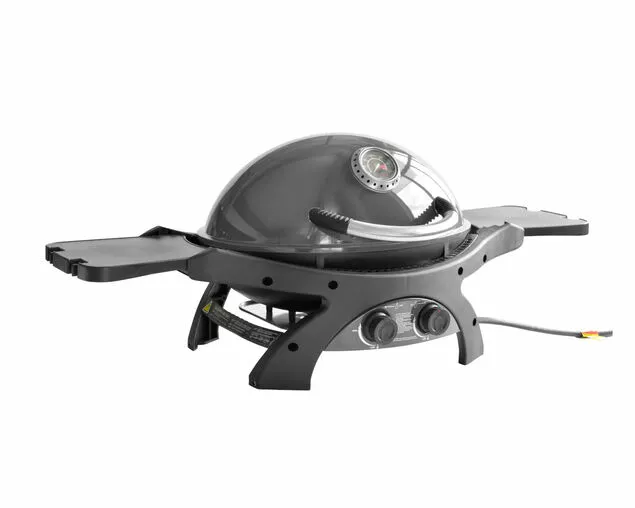 Ziggy Classic Twin Grill Natural Gas BBQ - Gunmetal Grey | Freestanding Gas BBQs