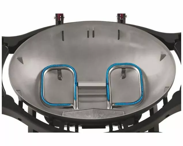 Ziggy Classic Twin Grill Natural Gas BBQ - Gunmetal Grey | Freestanding Gas BBQs - Image 2